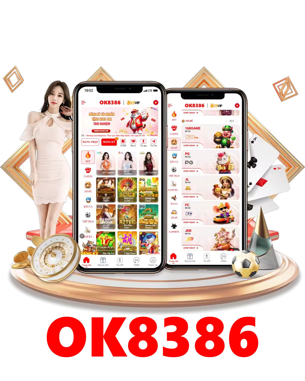 Dịch vụ ứng dụng Ok8386 trên thiết bị di động